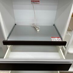 ★リユースのサカイ高崎店★TJ12324 髙橋木工所 レンジ台 白 H97.5×D40.5×W100.5 クリーニング済みの画像
