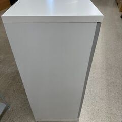 ★リユースのサカイ高崎店★TJ12324 髙橋木工所 レンジ台 白 H97.5×D40.5×W100.5 クリーニング済みの画像