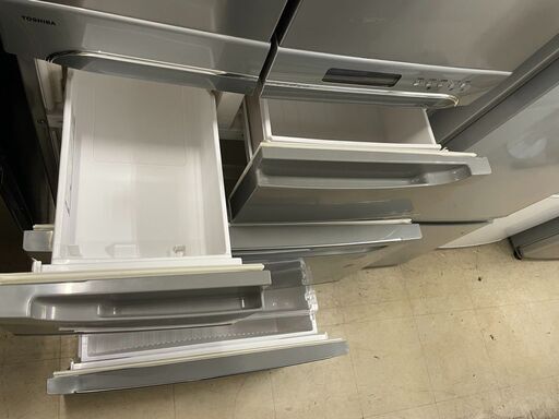 冷蔵庫 No.2061 東芝 2005年製 413L GR-WHFA(XS) 【リサイクルショップ