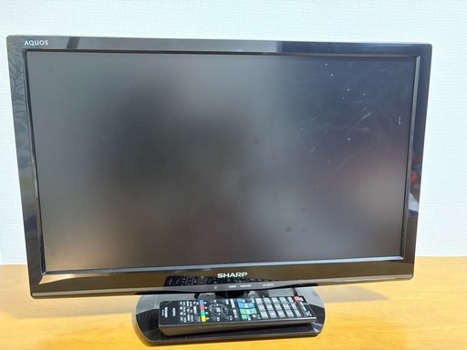 SHARP AQUOS テレビ リモコン付き