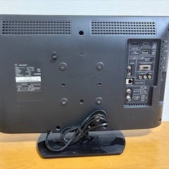 SHARP AQUOS テレビ リモコン付きの画像