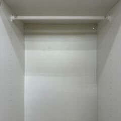 ★リユースのサカイ高崎店★TJ12326 イケア クローゼット 白 H128.5×D51×W60 クリーニング済みの画像