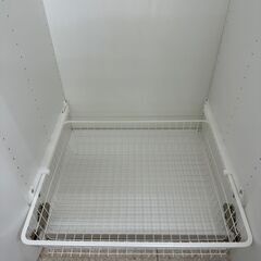 ★リユースのサカイ高崎店★TJ12326 イケア クローゼット 白 H128.5×D51×W60 クリーニング済みの画像