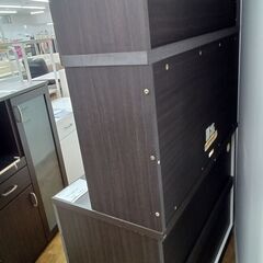 ★リユースのサカイ水戸店★NITORIレンジボードブラックH201×D50×W105.5クリーニング済みMT5043の画像