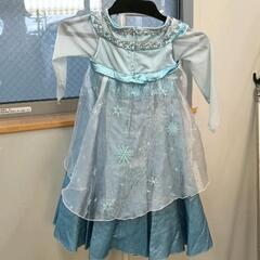0730-066 エルサ　ドレス　100cmの画像