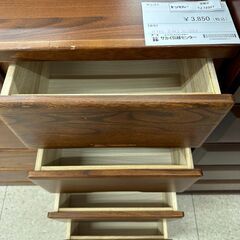 ★リユースのサカイ高崎店★TJ12327  チェスト 茶 H90.5×D40.5×W120 クリーニング済みの画像