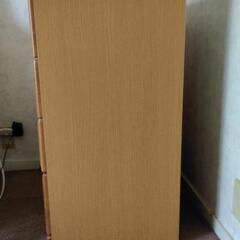 大川家具∶ナチュラルウッド 4段チェストの画像