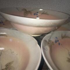 中古【萩焼】花形中鉢セットの画像
