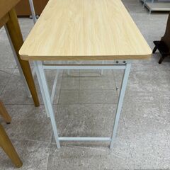 ★リユースのサカイ高崎店★TJ12329  テーブル クリーム H65×D40.5×W80 クリーニング済みの画像