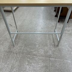 ★リユースのサカイ高崎店★TJ12329  テーブル クリーム H65×D40.5×W80 クリーニング済みの画像