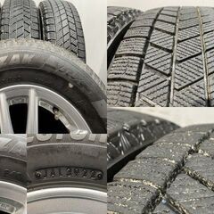【BS BLIZZAK VRX3 185/60R15】スタッドレス【ECO FORME SE-20 15インチ 5.5J4HPCD100+42】22年製 バリ溝 ヴィッツ アクア ヤリス等 KTA289クレジットカード QRコード決済可能の画像