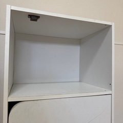 カラーボックス　3段の画像