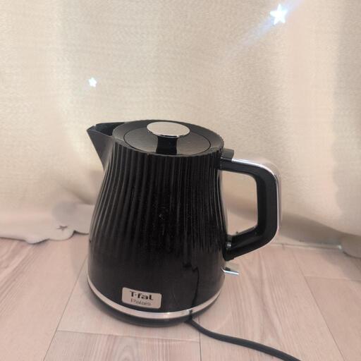 【新品　未使用】T-fal ティファール　パレ　ブラック　黒　ケトル　廃盤 ティファール（T-FAL） 電気ケトル 1.0L ブラックパレ KO2528JP