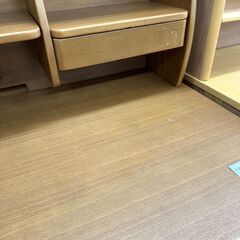 ★リユースのサカイ高崎店★TJ12331 (株)光製作所 学習机 茶 H157×D70×W100 クリーニング済みの画像
