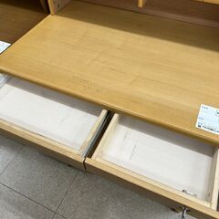 ★リユースのサカイ高崎店★TJ12332 コイズミファニテック(株) 学習机 ライトブラウン H160.5×D71×W100 クリーニング済みの画像