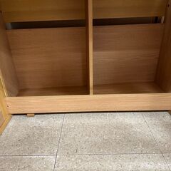 ★リユースのサカイ高崎店★TJ12332 コイズミファニテック(株) 学習机 ライトブラウン H160.5×D71×W100 クリーニング済みの画像