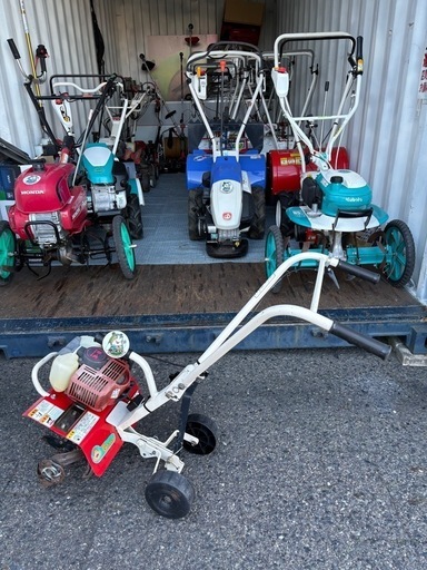 ?【観て選べる耕運機】入荷！ミニミニ耕運機　家庭菜園【耕運機/農機具 地域最大台数!販売＆買取アールワン田川】