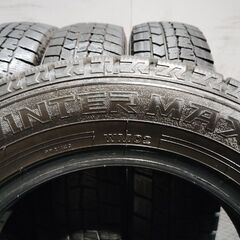 DUNLOP WINTER MAXX WM02 165/70R14 14インチ スタッドレス 4本 23～24年製 バリ溝 ヴィッツ ベルタ ソリオ マーチ等　(KTB309)クレジットカード QRコード決済可能の画像