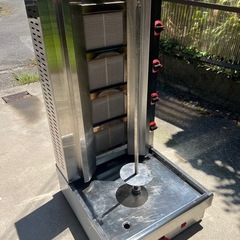 ケバブグリル ケバブマシン LPガス グリルバーナー 自動回転 電動 単相 110Vの画像