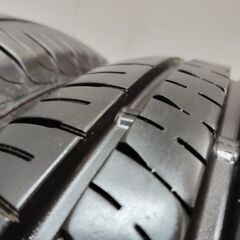 DUNLOP ENASAVE EC204 185/70R14 14インチ 夏タイヤ 4本 21年製 バリ溝 アリオン プレミオ ノート等　(KTB311)クレジットカード QRコード決済可能の画像