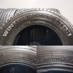 DUNLOP WINTER MAXX LT03 215/70R17.5 118/116L LT ライトトラック用 スタッドレス 6本 22年製 コースター ダイナ キャンター等　(KTT635)クレジットカード QRコード決済可能の画像