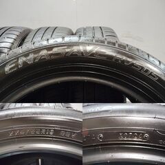 DUNLOP ENASAVE RV505 225/55R19 19インチ 夏タイヤ 4本 24年製 バリ溝 40アルファード ハリアー CX-5/CX-8 エクストレイル等　(MTZ621)クレジットカード QRコード決済可能の画像