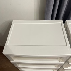 （決まりました）2個セット4段衣装ケース　引き出しの画像