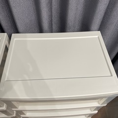 （決まりました）2個セット4段衣装ケース　引き出しの画像