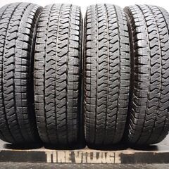 【BS BLIZZAK VL10 145/80R12 80/78N LT】スタッドレス【CVW 12インチ 3.5J4HPCD100+45】22年製 バリ溝 ハイゼット スクラム等　(MTQ525)クレジットカード QRコード決済可能の画像