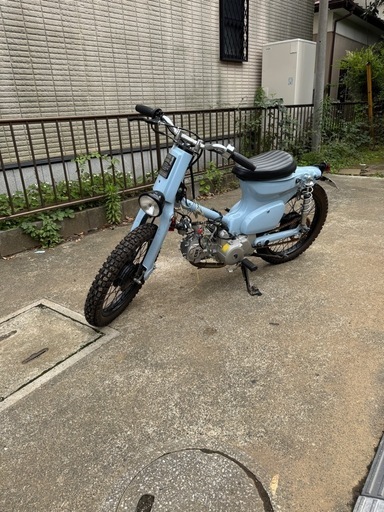 カブ50 新品125ccエンジン載せ替え