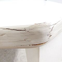 折りたたみテーブル 幅90cm 高さ32cm 木目調 ホワイト系 ローテーブル 座卓 ニトリ☆ 札幌市北区屯田 の画像