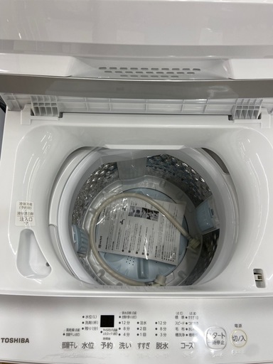 【トレファク ラパーク岸和田店】全自動洗濯機 TOSHIBA 2023年製 6.0kg