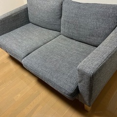IKEAソファ3人掛け　引き取り限定　（車に乗せるまで手伝います）の画像