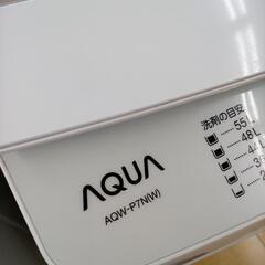 リユースのサカイ太田店★ジモティ割あり★ AQUA 洗濯機 7ｋｇ 22年製 ／クリーニング済み OJ10290の画像