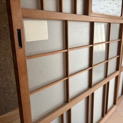 昭和レトロなガラス戸
の画像