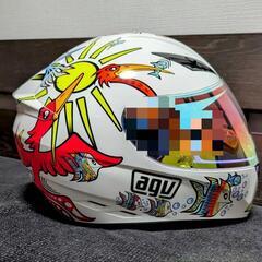AGV K-3 ヘルメット　WHITE ZOO Ｌサイズの画像
