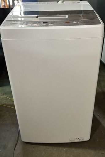 【取引成立】AQUA 全自動電気洗濯機 家庭用 4.5kg AQW-S4M 2022年製 通電確認済み 【中古】