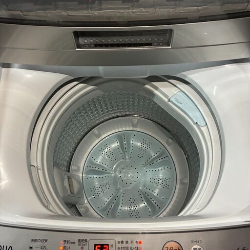 【取引成立】AQUA 全自動電気洗濯機 家庭用 4.5kg AQW-S4M 2022年製 通電確認済み 【中古】
