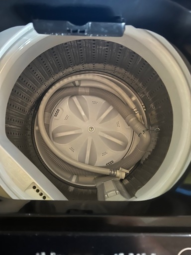 ?①洗濯機　黒　5.5キロ