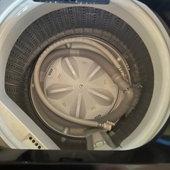 🉐①洗濯機　黒　5.5キロの画像