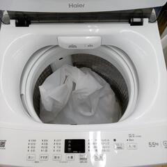 リユースのサカイ太田店★ジモティ割あり★ Haier 洗濯機 5.5ｋｇ 23年製 ／クリーニング済み OJ10292の画像