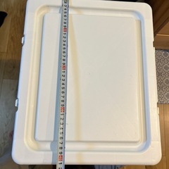 収納ボックス キャスター付き  ブルーの画像