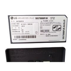 【アウトレット・展示品・完備品】LG 50インチ 4K 液晶テレビ 50UT8000PJBの画像