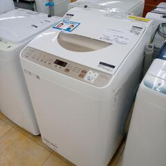 リユースのサカイ太田店★ジモティ割あり★ SHARP 洗濯機 5.5ｋｇ 21年製 ／クリーニング済み OJ10294の画像