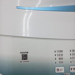 リユースのサカイ太田店★ジモティ割あり★ Haier 洗濯機 5.5ｋｇ 22年製 ／クリーニング済み OJ10295の画像