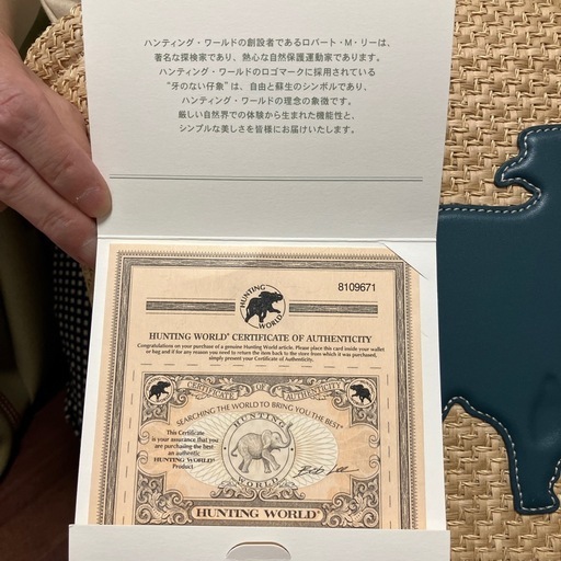 ハンティングワールドのカゴバッグ