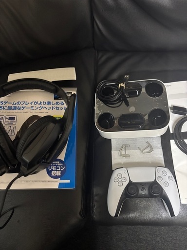 ps5 本体 中古 ヘッドセット コントローラーまとめ売り 美品ps5本体おまけ付き (BMW) 前平公園のテレビゲーム