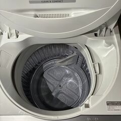 シャープ 全自動電気洗濯機 ES-GE6HJ 6.0kg 2023年製 通電確認済み 【中古】の画像