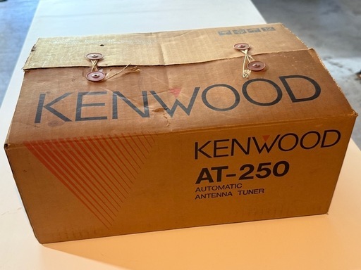 希少・未使用品】KENWOOD AT-250 オートアンテナチューナー 付属