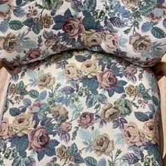 ラタン回転チェア【町田市再生家具】　251288の画像